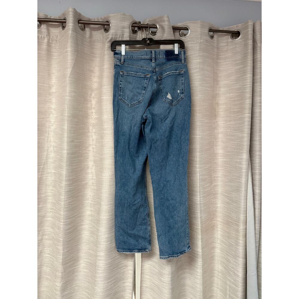 Abercrombie & Fitch Ultra High Rise 90s Straight Jean Curve Love Size 6 S - Picture 6 of 10